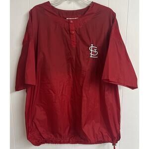 Vintage St Louis Cardinals MLB Baseball Rawlings Batting Practice S/S Jacket L